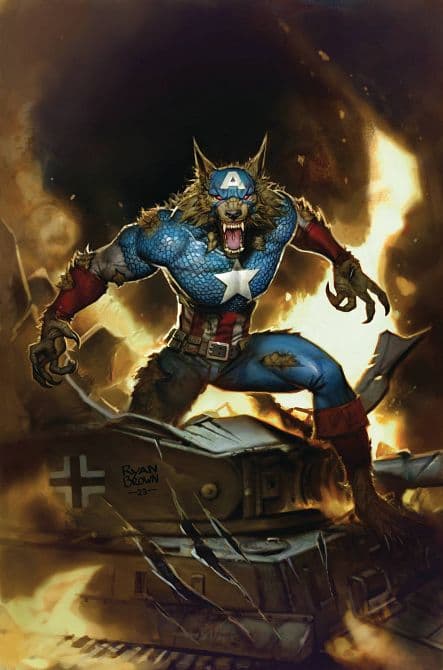 Cover Art for CAPWOLF AND THE HOWLING COMMANDOS TP