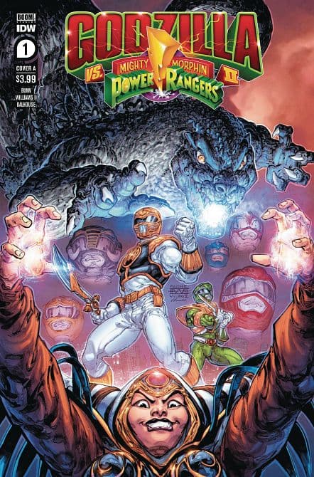 Cover Art for GODZILLA VS MMPR II