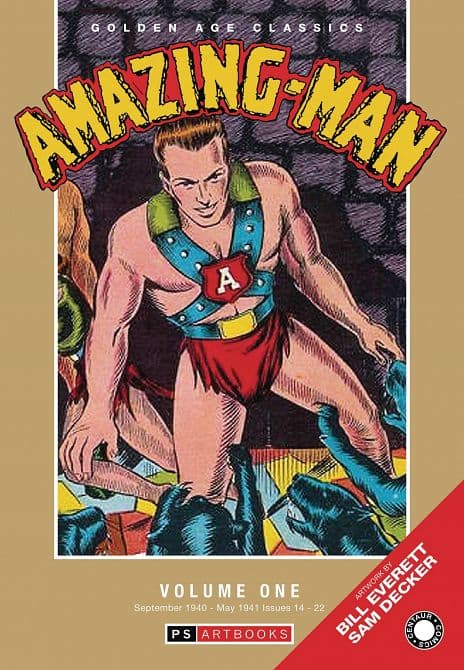 Cover Art for GOLDEN AGE CLASSICS AMAZING MAN HC VOL 01
