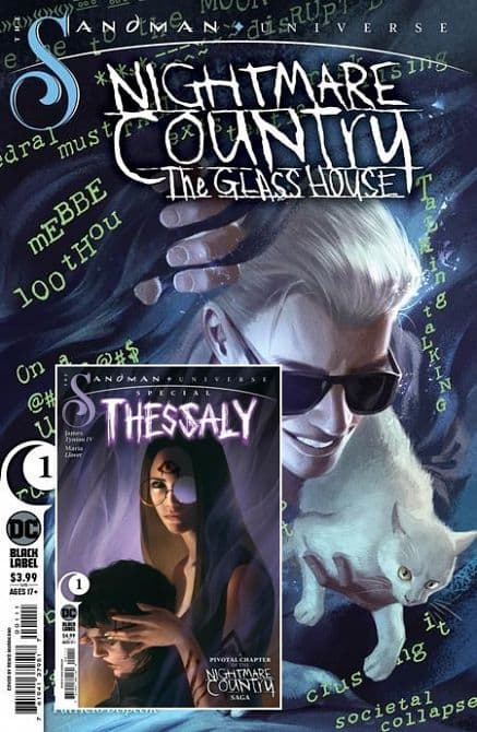 Cover Art for SANDMAN UNIVERSE NIGHTMARE COUNTRY THE GLASS HOUSE ( 2023 ) PAKET 2 ( plus THESSALY SPECIAL )