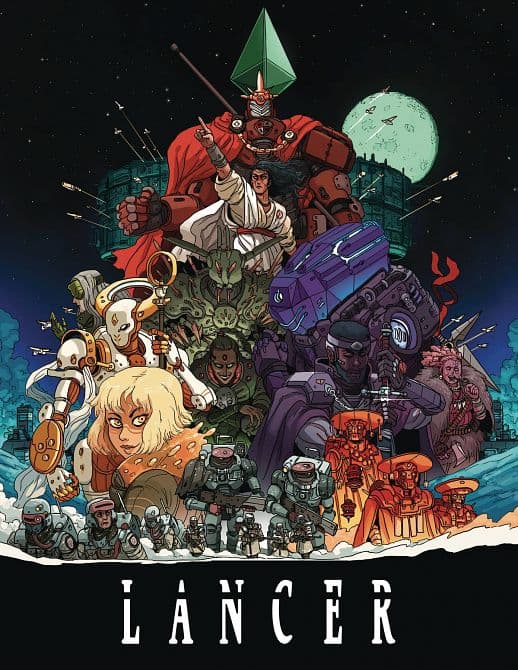 Cover Art for LANCER TTRPG CORE RULEBOOK HC