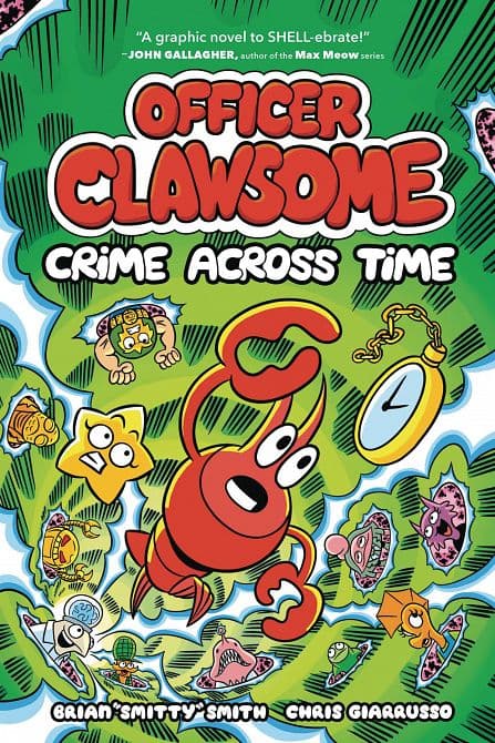 Cover Art for OFFICER CLAWSOME GN VOL 01 CRIME ACROSS TIME