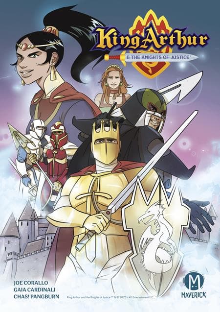 Cover Art for KING ARTHUR & THE KNIGHTS OF JUSTICE TP