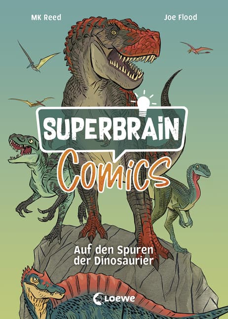 Cover Art for SUPERBRAIN-COMICS-AUF DEN SPUREN DER DINOSAURIER