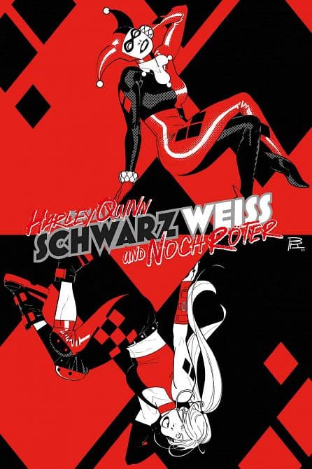 Cover Art for HARLEY QUINN: SCHWARZ, WEISS UND NOCH RÖTER ( HC )