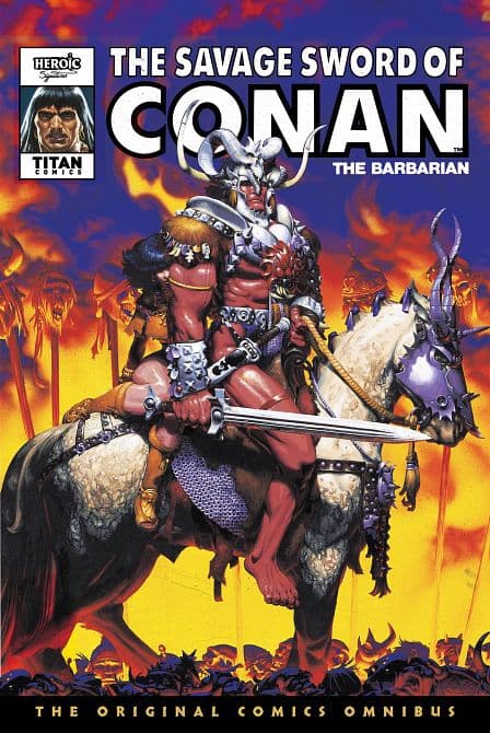 SAVAGE SWORD CONAN ORIGINAL OMNI DIRECT MARKET HC VOL 09 ( MR