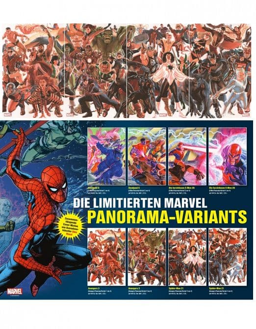 Cover Art for MARVEL-TAG 2024 VARIANT COVER SET: Panorama A Cover 1-4 ( AVENGERS )