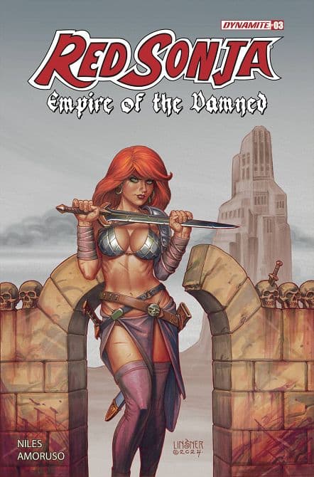 Cover Art for RED SONJA EMPIRE DAMNED