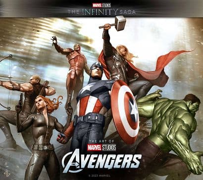 Cover Art for MARVEL STUDIOS INFINITY SAGA AVENGERS ART MOVIE HC