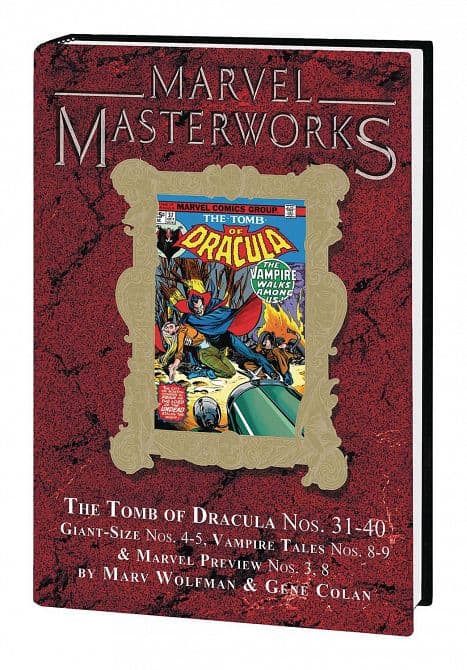 Cover Art for MARVEL MASTERWORKS TOMB OF DRACULA HC VOL 04 DM VARIANT