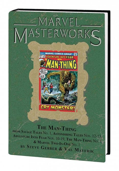 Cover Art for MARVEL MASTERWORKS MAN-THING HC VOL 01 DM VARIANT