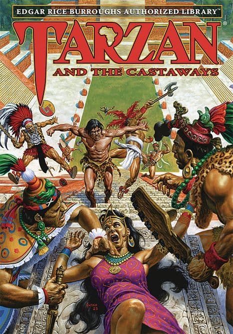 Cover Art for ERB AUTH LIB TARZAN HC VOL 24 TARZAN AND THE CASTAWAYS