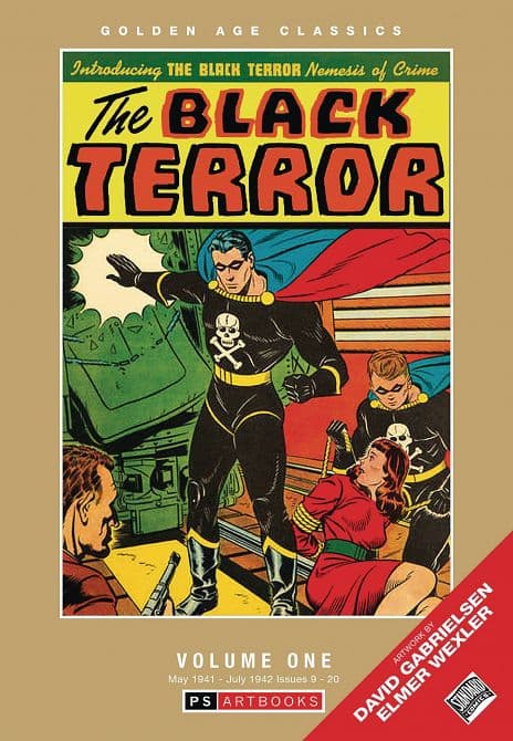 Cover Art for GOLDEN AGE CLASSICS BLACK TERROR HC VOL 01