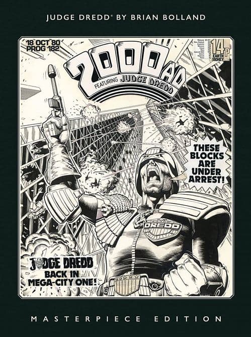 Cover Art for JUDGE DREDD BY BRIAN BOLLAND: MASTERPIECE EDITION TP