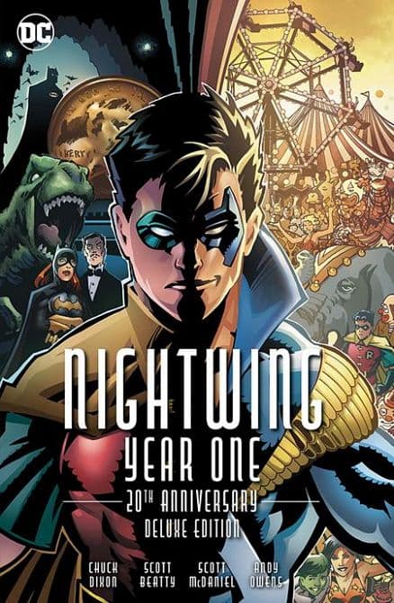Cover Art for NIGHTWING YEAR ONE 20TH ANNIVERSARY DELUXE EDITION HC BOOK MARKET SCOTT MCDANIEL EDITION
