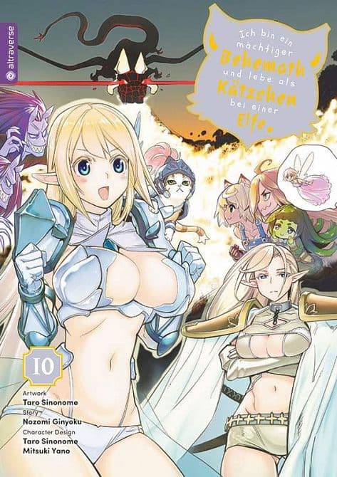 Cover Art for ICH BIN EIN MÄCHTIGER BEHEMOTH UND LEBE ALS KÄTZCHEN BEI EINER ELFE