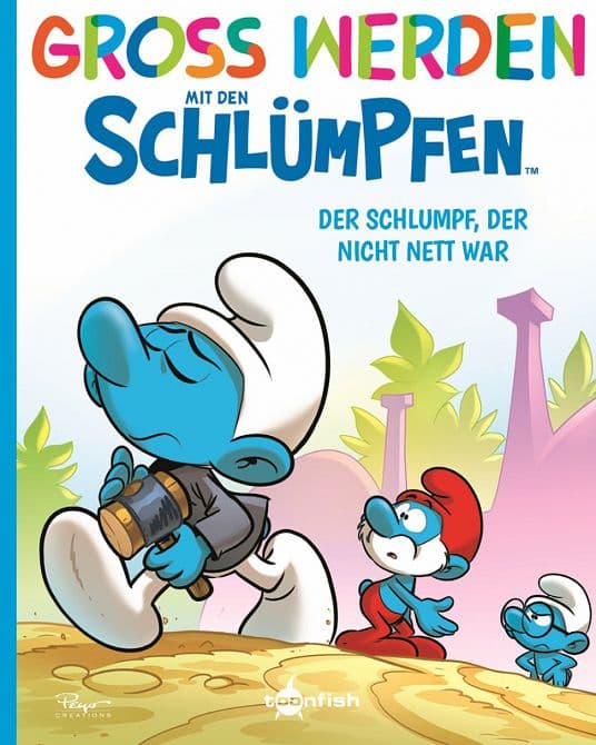 Cover Art for GROSS WERDEN MIT DEN SCHLÜMPFEN