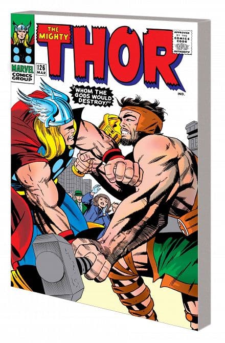 Cover Art for MIGHTY MARVEL MASTERWORKS THE MIGHTY THOR TP VOL 04 MEET IMMORTALS DM VARIANT
