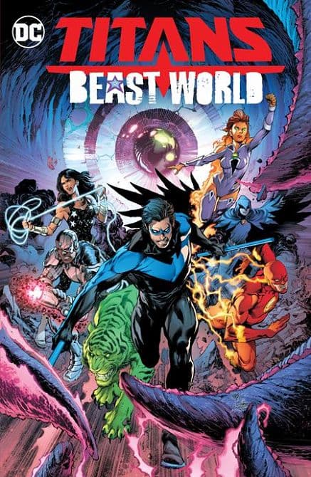 Cover Art for TITANS BEAST WORLD TP
