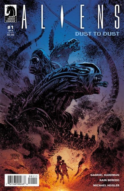Cover Art for ALIENS DUST TO DUST ( 2018 )