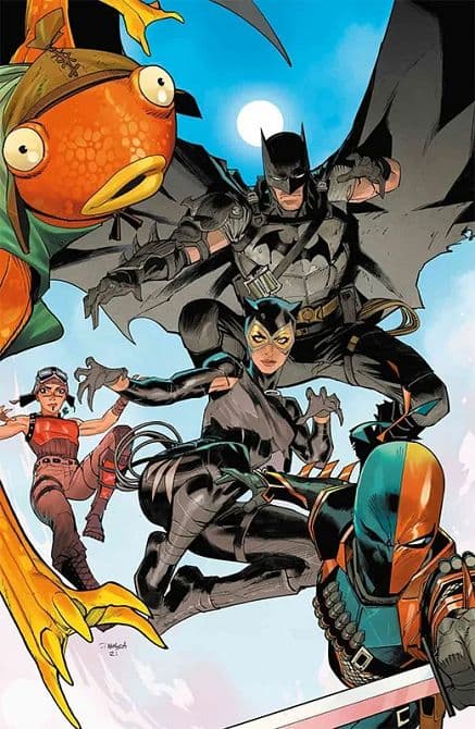 Cover Art for BATMAN/FORTNITE