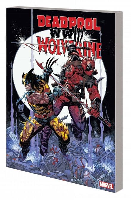 Cover Art for DEADPOOL AND WOLVERINE WWIII TP