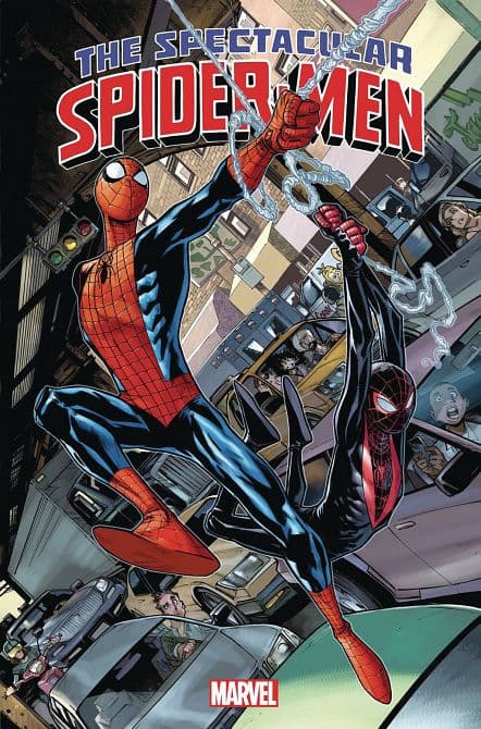 Cover Art for THE SPECTACULAR SPIDER-MEN TP VOL 01 ARACHNOBATICS