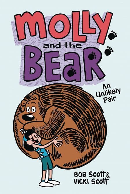 Cover Art for MOLLY & THE BEAR GN AN UNLIKELY PAIR