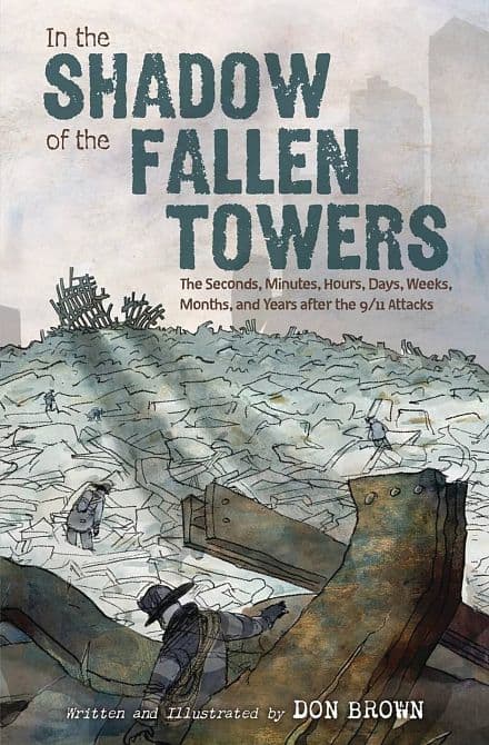 Cover Art for IN THE SHADOW OF THE FALLEN TOWERS GN