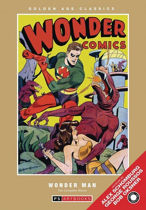Cover Art for GOLDEN AGE CLASSICS WONDER MAN HC VOL 01