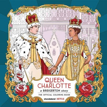 QUEEN CHARLOTTE BRIDGERTON COLORING BOOK SC