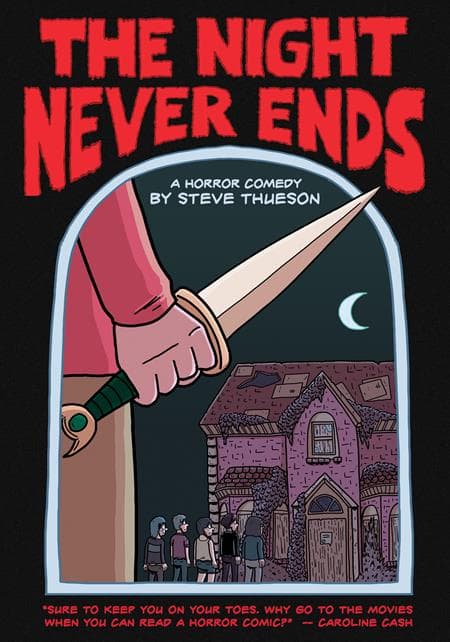 Cover Art for NIGHT NEVER ENDS OGN