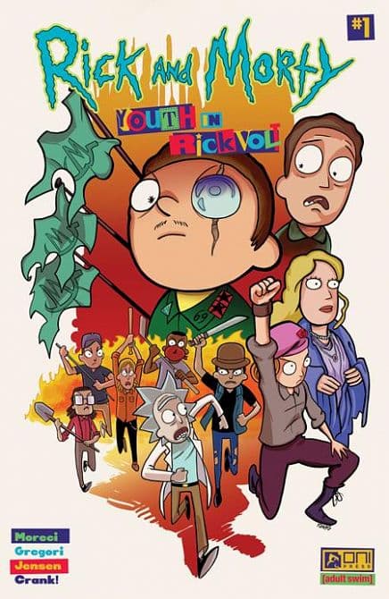 Cover Art for RICK AND MORTY YOUTH IN RICKVOLT