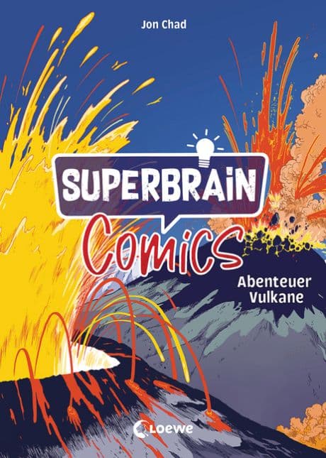 Cover Art for SUPERBRAIN-COMICS-ABENTEUER VULKANE