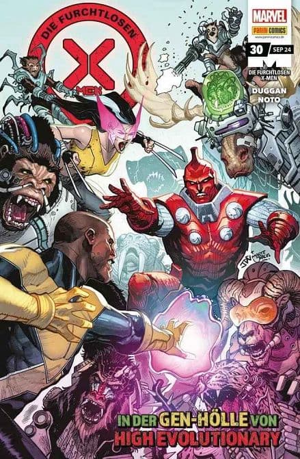 Cover Art for DIE FURCHTLOSEN X-MEN