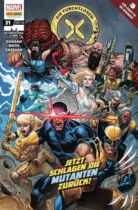 Cover Art for DIE FURCHTLOSEN X-MEN