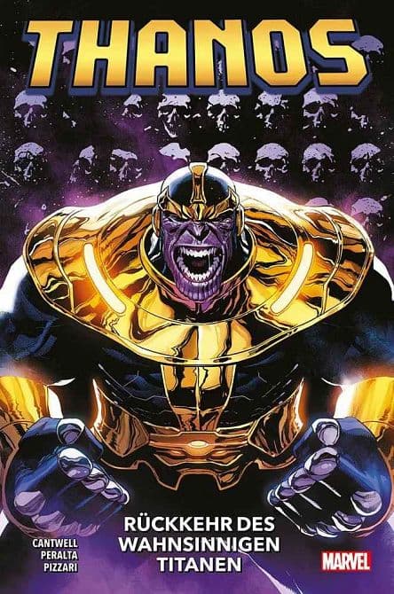 Cover Art for THANOS: RÜCKKEHR DES WAHNSINNIGEN TITANEN ( SC )