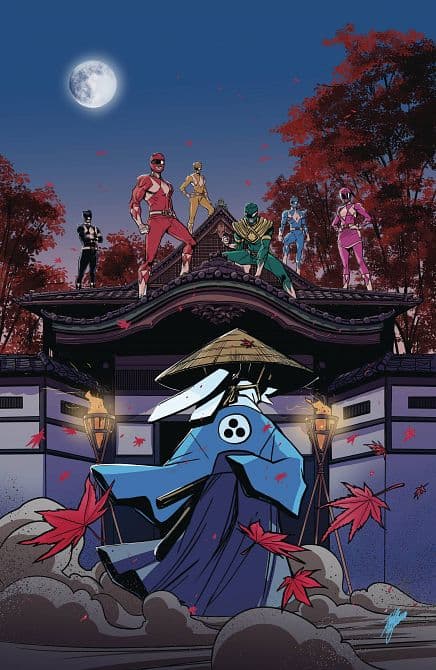 Cover Art for MIGHTY MORPHIN POWER RANGERS USAGI YOJIMBO