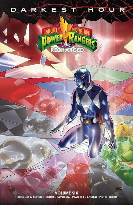 Cover Art for MIGHTY MORPHIN POWER RANGERS RECHARGED TP VOL 06