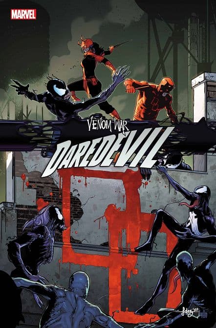 Cover Art for VENOM WAR DAREDEVIL