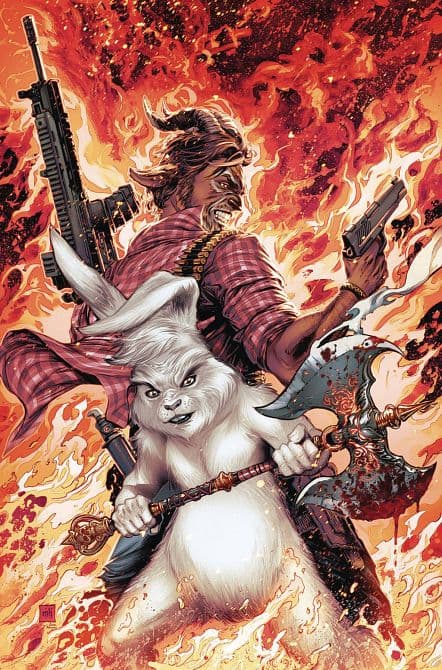 Cover Art for MAN GOAT & BUNNYMAN BEWARE THE PIGMAN