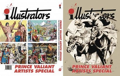 Cover Art for ILLUSTRATORS SPECIAL #19 PRINCE VALIANT LTD EDITION HC