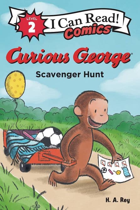 Cover Art for I CAN READ COMICS LEVEL 2 GN CURIOUS GEORGE SCAVENGER HUNT
