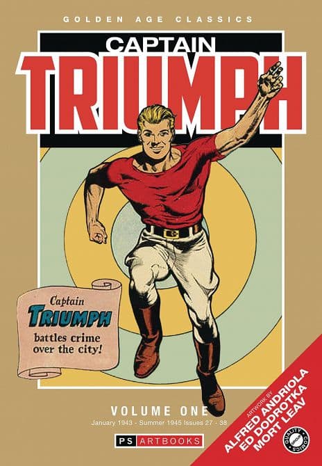 Cover Art for GOLDEN AGE CLASSICS CAPTAIN TRIUMPH HC VOL 01