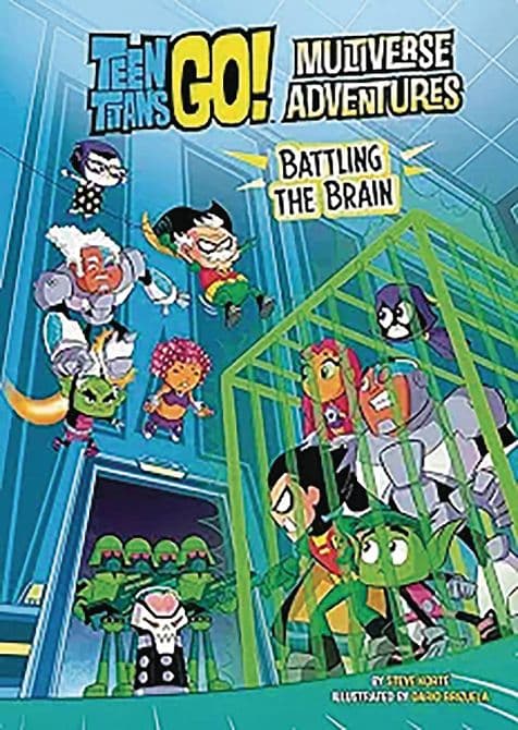 Cover Art for TEEN TITANS GO SC BATTLING THE BRAIN