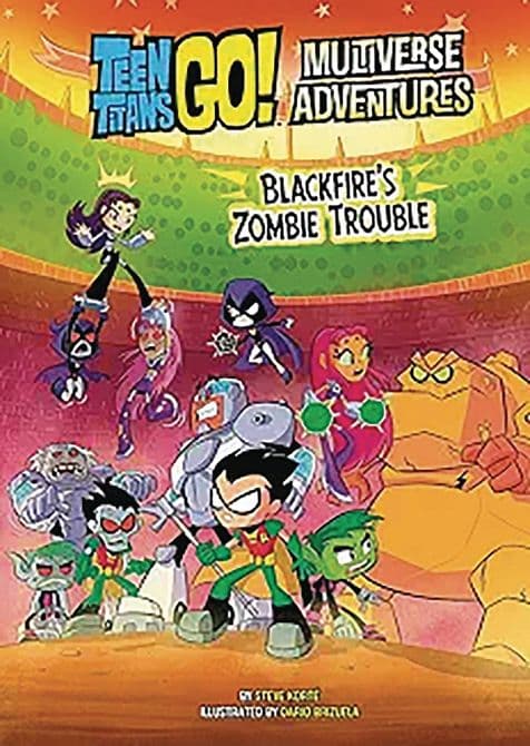 Cover Art for TEEN TITANS GO SC BLACKFIRES ZOMBIE TROUBLE