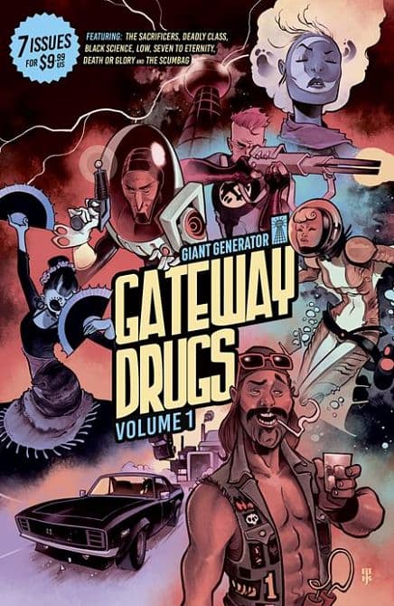 Cover Art for GIANT GENERATOR FIRST ISSUE SAMPLER TP VOL 01 GATEWAY DRUGS