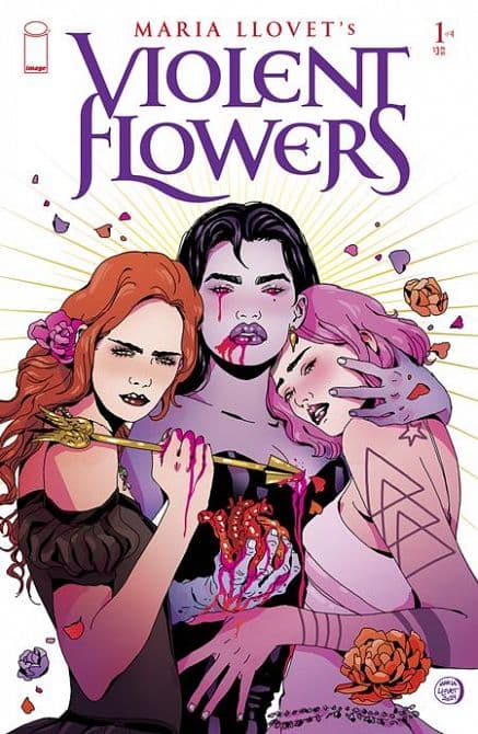 Cover Art for VIOLENT FLOWERS