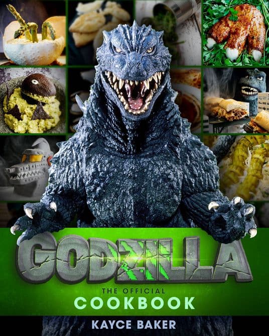 Cover Art for GODZILLA OFFICIAL COOKBOOK HC