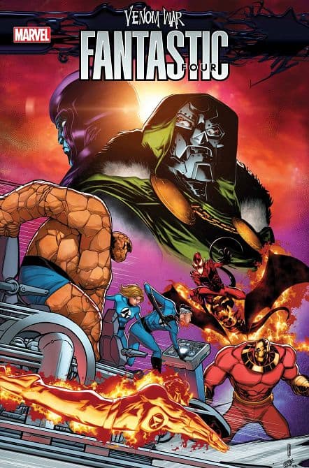 Cover Art for VENOM WAR FANTASTIC FOUR